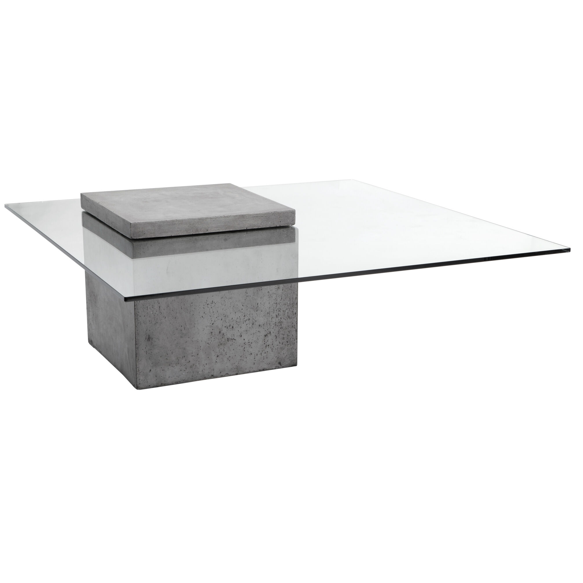 Grange 39.5 X 39.5 inch Clear / Grey Coffee Table
